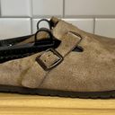 Birkenstock Boston Suede Leather Footbed Clogs Sandals Germany Size 40 US 9 Photo 3