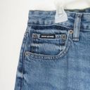 DKNY JEAN KENT HIGH RISE STRAIGHT LEG RAW HEM COTTON ANKLE LENGTH Photo 5