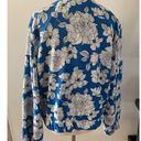 Banana Republic  blue jacket floral size large Photo 1