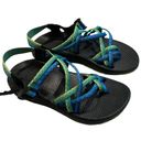 Chacos Chaco ZX2 Yampa Blue Green River Sport Hiking Outdoor Sandals Womens Size 8 Photo 1