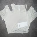 Lululemon NWT  Shoulder Cut-Out Yoga T-Shirt Size 6 Photo 0