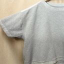 Under Armour  Women's Loose-Fit Cropped Short Sleeve Sweatshirt Top Gray Medium Photo 3