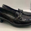 Ecco  2-Tone Patent Leather Block Heel Bit Loafers Women's EU 41 or US 10/10.5 Photo 0