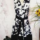 Natori  Garden Mandarin Dress - Floral - Black Multi/Neutral Black - S Photo 3