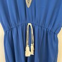 SheIn Cute blue dress cover up cinched waist Photo 2