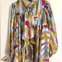 Beulah  style button front geometric print tunic O/S Photo 0