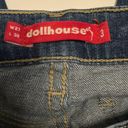 Dollhouse Jeans Women Junior Size 3 Button Fly Distressed Straight Leg Photo 9