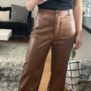 Stradivarius Leather Pants Photo 0