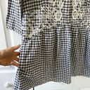 ZARA  Gingham Embroidered Tunic Dress Photo 3