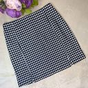 love on a hanger NWT  Black and White Buffalo Plaid Mini Skirt Photo 0