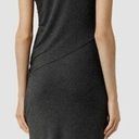 ALLSAINTS  Keel Mar Dress Twist Knotted Front Dark Gray Heather Women's Size 2 Photo 1