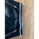 Iris Faux leather skirt size small black Photo 1