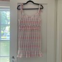 BCBGeneration BCBG Generation Smocked Mini Dress in Madras Photo 3