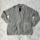 Rusty  Women’s v neck Butter cardigan Knot sweater in grey Marl size Medium Photo 1