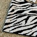 Cider Zebra print black and white crop top never worn  Photo 1