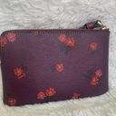 Coach Corner Zip Wristlet With Country Floral Print Photo 2