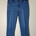 J.Jill  Womens Tried True Straight Leg Jeans 16P Blue Medium Wash Photo 0