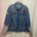 Disney NWOT!   Womens Mickey Mouse Vintage Denim Jean Jacket Plus Sz… Photo 2