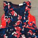 Tanya Taylor ‎ Silk Floral Print Ruffle Blouse Size 4 Photo 1