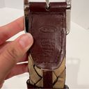 Talbots Brown Braided Leather Belt With Silver Buckle Photo 5