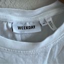 Weekday  Alanis T-Shirt Tee White Neutral Classic XS Photo 1