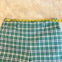 Jones New York  Sport Stretch Green Plaid Bermuda Length Shorts Women’s Size 12 Photo 7