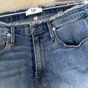 Good American High Rise Frayed Jean Denim Shorts Photo 2