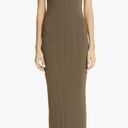 TOTEME  Seamless Rib Tank Dress size Small Olive Green Photo 0