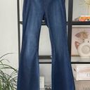 Free People  Penny Pull-On Dark Wash Blue Mid Rise Flare Jeans Women’s Size 29 Photo 0