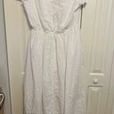 Lane Bryant  flutter sleeve white eyelet lace maxi dress 16 Photo 8