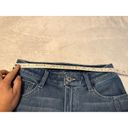 Halara  Blue Stretchy Knit Asymmetrical Hem Skinny Blue Jeans Size XS NWT Photo 6