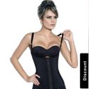 Highest Compression Open Bust Waist Shaper, 6x Black Size 24W Photo 1