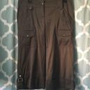 Cache  Capris Olive Green Cargo size 6 Photo 3