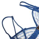 Vera Bradley  Shannon Chambray Ruffle Bikini Top in Medium Wash Blue Photo 8