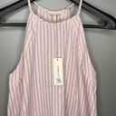 Rebecca Taylor  Multi Colored Stripe Tiered Hem Tank Dress Size 4 NWT Photo 2