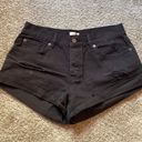 Amuse Society Black Denim Shorts Photo 0