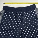 AQUA  Bandana Print Sweatpants 30A 428. Navy white. Size medium Photo 6