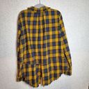 Gypsy Jaded  size S/M lemon flannel yellow button up shirt Photo 2