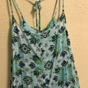 Tiare Hawaii Strappy Beach Green Blue Maxi Dress S Photo 1