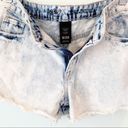 Mossimo Denim  High Rise Acid Wash Short Shorts 6/28 Photo 4