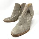 Paul Green  Ankle Booties Women's Size UK 6 US 8.5 Metallic Taupe Gray Boots Photo 1