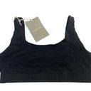 Everlane  The Cotton Tank Bra NWT Black Small Photo 0