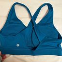 Lululemon  Envital Bra Medium Support in Hawaiian Blue Photo 2