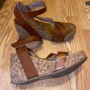 blowfish Brown Leather Wedges Photo 0