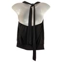 MiracleSuit  Tankini Top Plunging Halter Neck Cowl Front Black Size 6 Photo 2