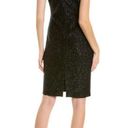 St. John 💕💕 Sequin Tweed Knit Sleeveless Shift Dress Black Gold Metallic 10 NWOT Photo 2