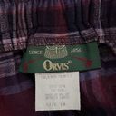 Orvis  Skirt Womens 10 Purple Plaid A-Line Vintage Bohemian Preppy Academia Photo 5