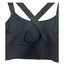 Athleta  Top Womens M Sports Bra Formation Longline Workout Criss Cross Black Photo 6