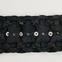 Coldwater Creek  Black Boho Leather Wide Belt Photo 7