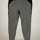 Trina Turk  Size 0 (29x28) Ankle Zip Pants Leggings Black White Check Tapered Photo 1